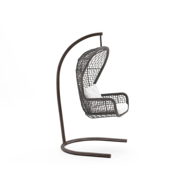 Emma Nido | Poltrona sospesa in intreccio outdoor di Varaschin Design - IDA' Interni D'Autore