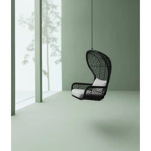 Emma Nido | Poltrona sospesa in intreccio outdoor di Varaschin Design - IDA' Interni D'Autore