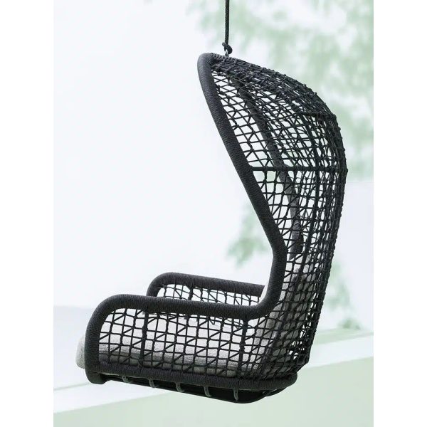 Emma Nido | Poltrona sospesa in intreccio outdoor di Varaschin Design - IDA' Interni D'Autore