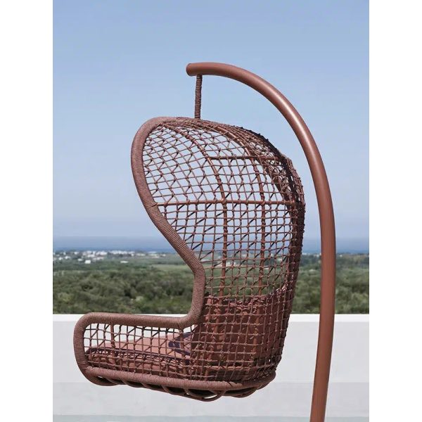 Emma Nido | Poltrona sospesa in intreccio outdoor di Varaschin Design - IDA' Interni D'Autore