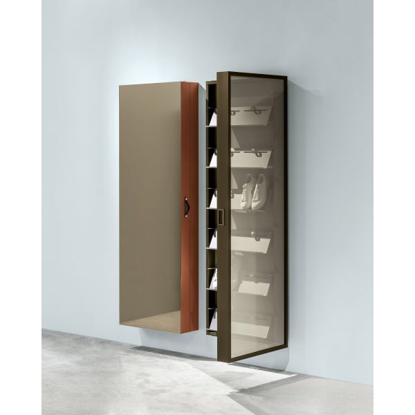 BoxOne | Contenitore da Parete Specchiato in Alluminio | Kristalia | IDA' Interni D'Autore
