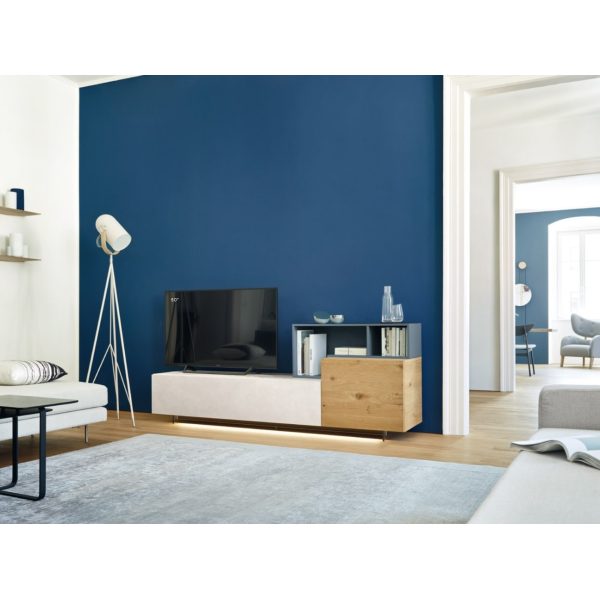 Mobile TV Lampo Open | Sangiacomo TV Unit design contemporaneo - IDA' Interni d'Autore