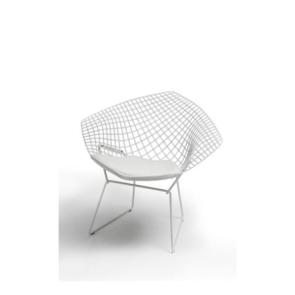 Bertoia Diamond Chair | Sedia iconica in acciaio di Knoll - IDA' Interni d'Autore
