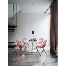 Saarinen High Tables | Tavoli alti in marmo e alluminio di Knoll - IDA' Interni d'Autore