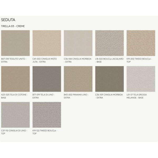 Poltroncina Romby | Seduta girevole in legno & tessuto Porro - IDA' Interni d'Autore