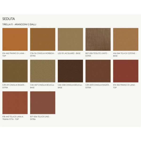 Poltroncina Romby | Seduta girevole in legno & tessuto Porro - IDA' Interni d'Autore