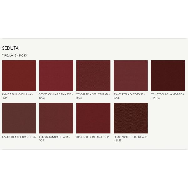 Poltroncina Romby | Seduta girevole in legno & tessuto Porro - IDA' Interni d'Autore