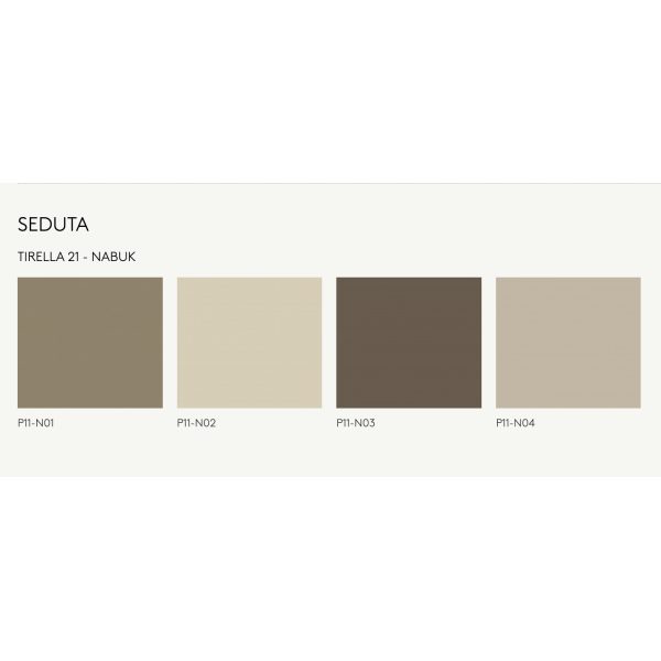 Poltroncina Romby | Seduta girevole in legno & tessuto Porro - IDA' Interni d'Autore