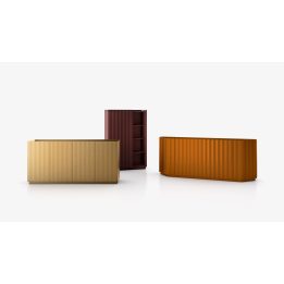 Credenza Hug | Madia in rovere e decorazione 3D Capod’Opera – IDA' Interni d'Autore