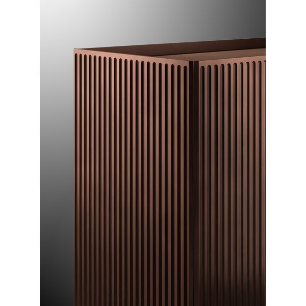 Credenza Hug | Madia in rovere e decorazione 3D Capod’Opera – IDA' Interni d'Autore