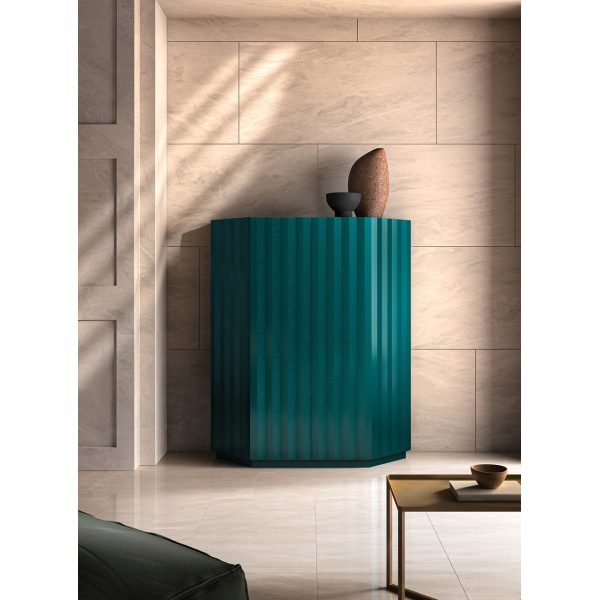 Credenza Hug | Madia in rovere e decorazione 3D Capod’Opera – IDA' Interni d'Autore