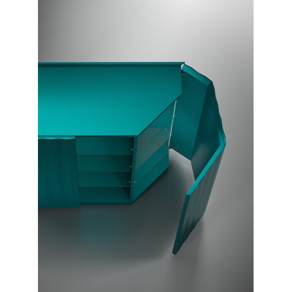 Credenza Hug | Madia in rovere e decorazione 3D Capod’Opera – IDA' Interni d'Autore