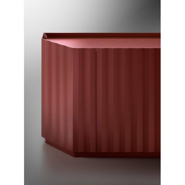 Credenza Hug | Madia in rovere e decorazione 3D Capod’Opera – IDA' Interni d'Autore