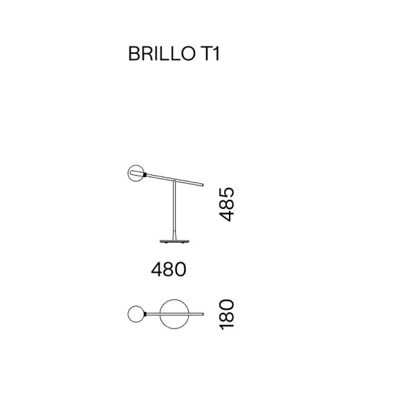 Brillo Lampada Terra / Tavolo | LED Pyrex Iluminazione Capod’Opera - IDA' Interni d'Autore