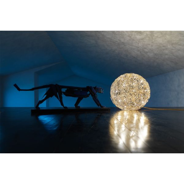 Fil de Fer F | Lampada da Terra Iconica – Catellani & Smith | IDA' Interni D'Autore