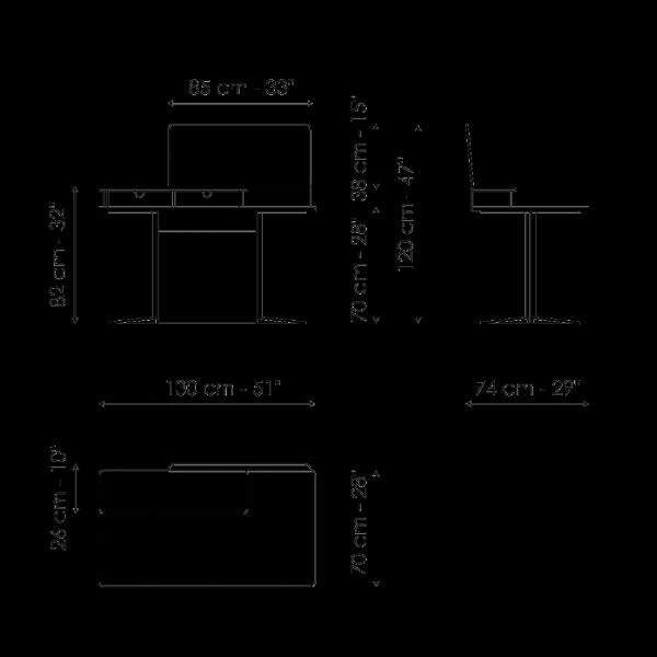 Nelson vanity e home office