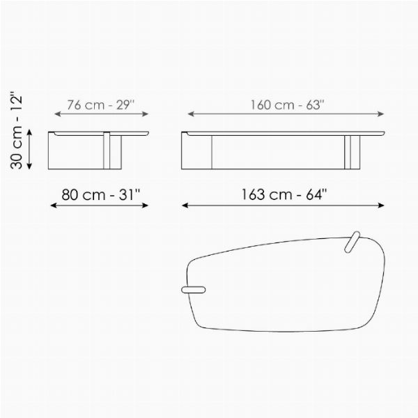 Flatiron coffee table