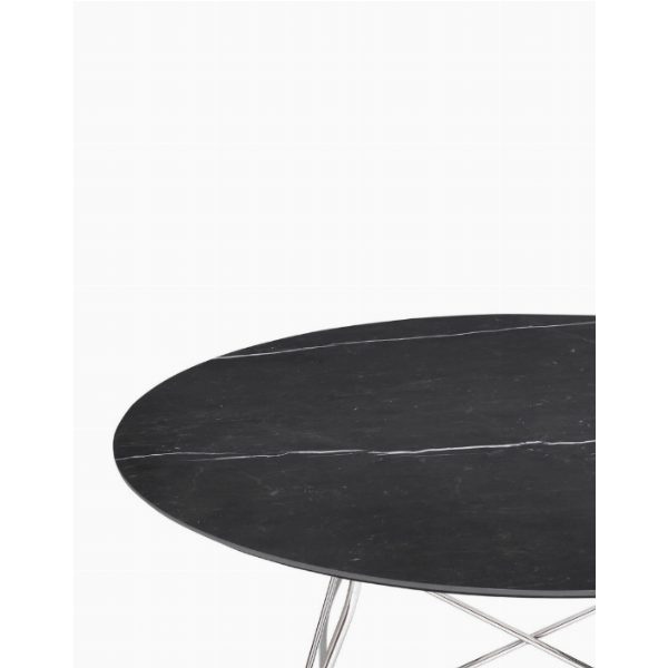 Glossy marble round