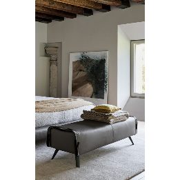 Cuff bench and pouf