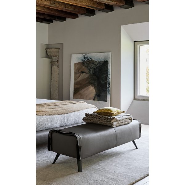 Cuff bench and pouf