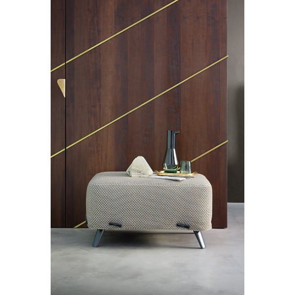 Cuff bench and pouf