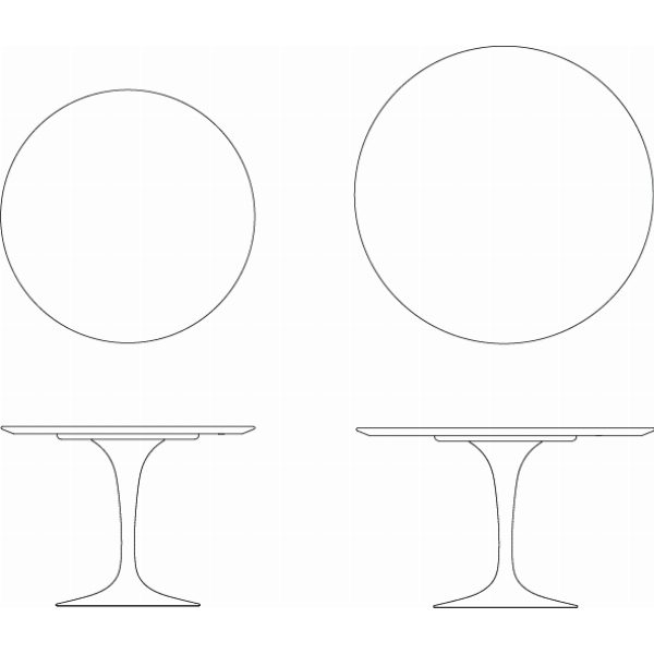 Saarinen Table ‑ Lounge Height