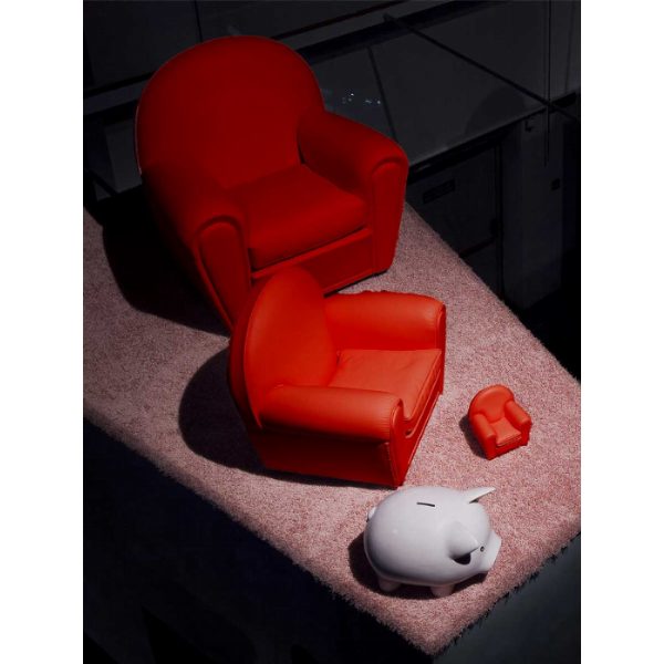 Baby Vanity | Poltrona in Pelle, Tessuto - Renzo Frau