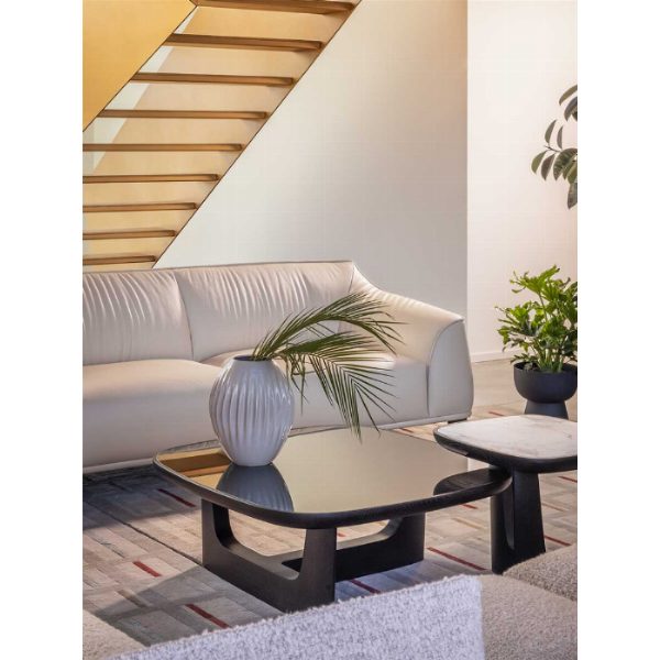 Tavolino Basso Design Baldwin in Marmo - Made in Italy