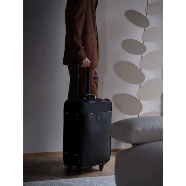 Trolley-Bagaglio a Mano in Pelle Traveller's Collection