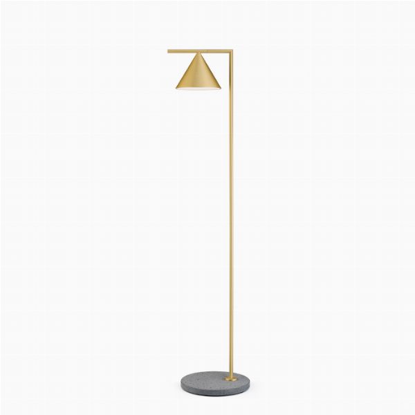 Captain Flint Outdoor H 1537 mm Brass Finish/Grey Lava