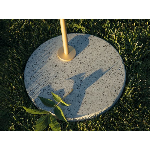 Captain Flint Outdoor H 1537 mm Brass Finish/Grey Lava