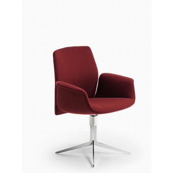 Downtown Conference Swivel 4 Spokes Poltrona Frau - Sedia direzionale