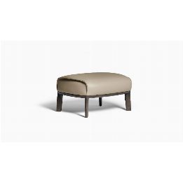 Pouf Archibald con Base in Legno - Design e Comfort Italiani