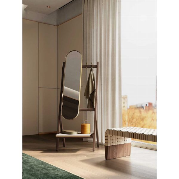 Ren | Standing mirror with hangers