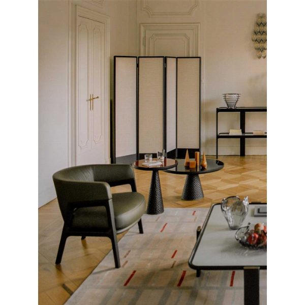 DUO | Poltrona Lounge Design in Pelle, Tessuto - Roberto Lazzeroni