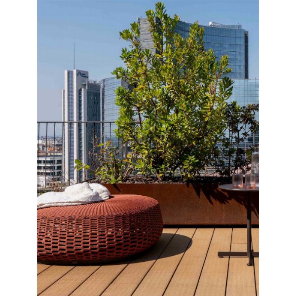 Leplì Outdoor | Pouf 106x106cm - Kensaku Oshiro