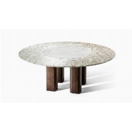 Jane | Tavolo rotondo con Lazy Susan - Jean-Marie Massaud