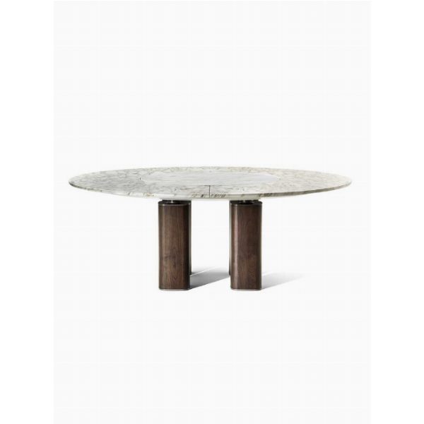 Jane | Tavolo rotondo con Lazy Susan - Jean-Marie Massaud