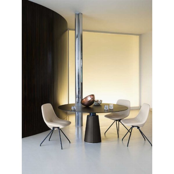 Mesa Due | Tavolo rotondo - Lella and Massimo Vignelli