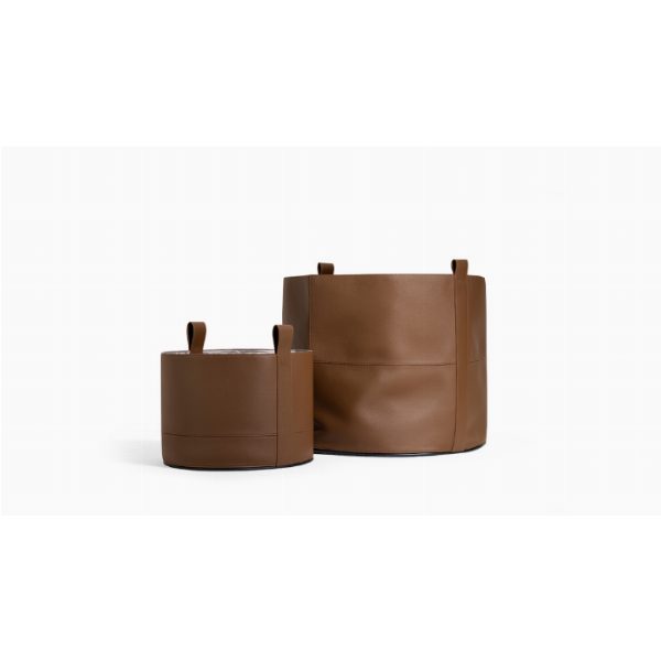 Cesta in Pelle