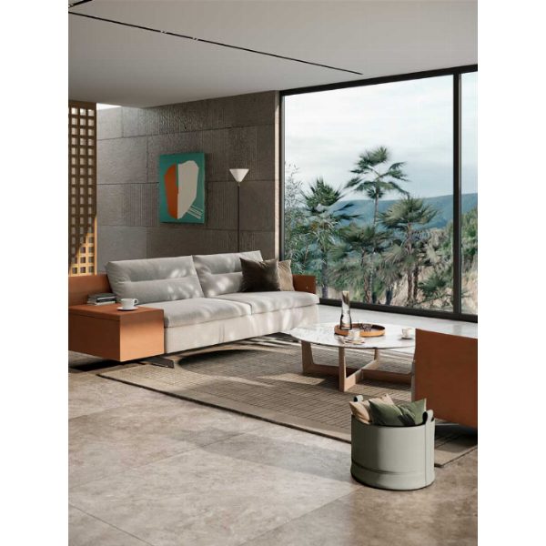 Cesta in Pelle
