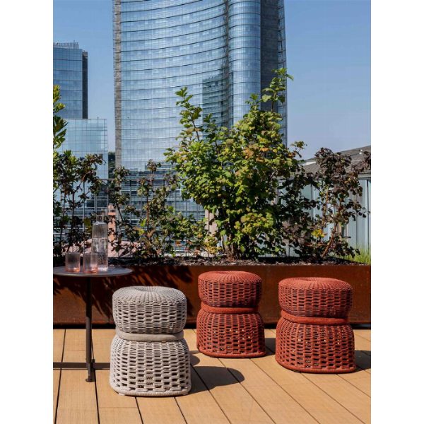 Leplì Outdoor | Pouf 39x39cm - Kensaku Oshiro