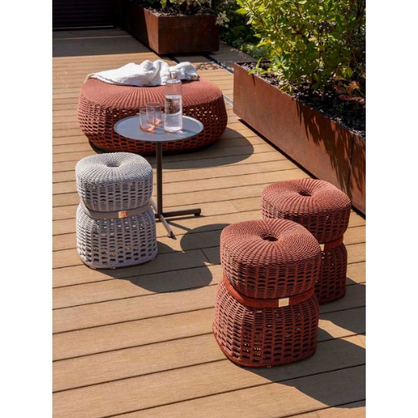Leplì Outdoor | Pouf 39x39cm - Kensaku Oshiro