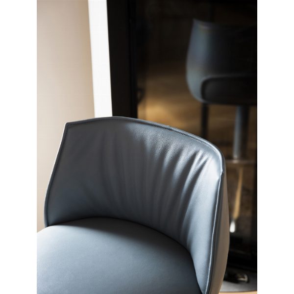 Sgabello Archibald con base in metallo - Jean-Marie Massaud