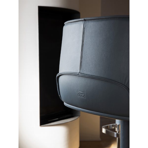 Sgabello Archibald con base in metallo - Jean-Marie Massaud