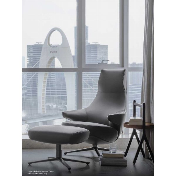 Jay Lounge | Poltrona in Pelle - Jean-Marie Massaud