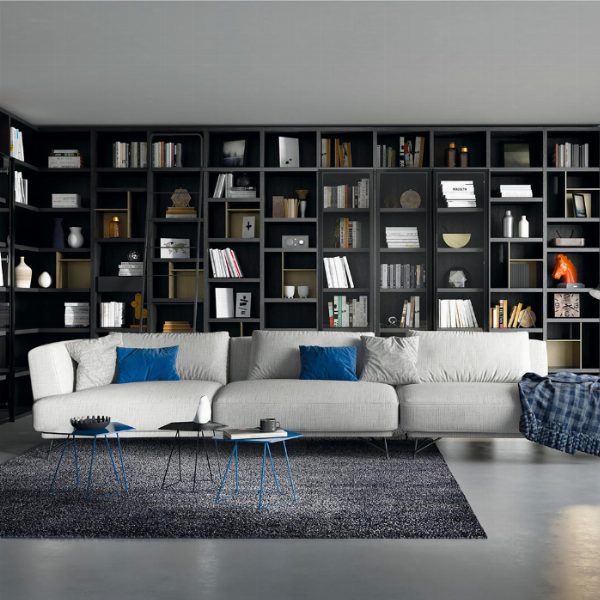 Cozy Sophistication – AMALIA DARK GREY High Pile Rug for Bedroom and Living Room Carpet