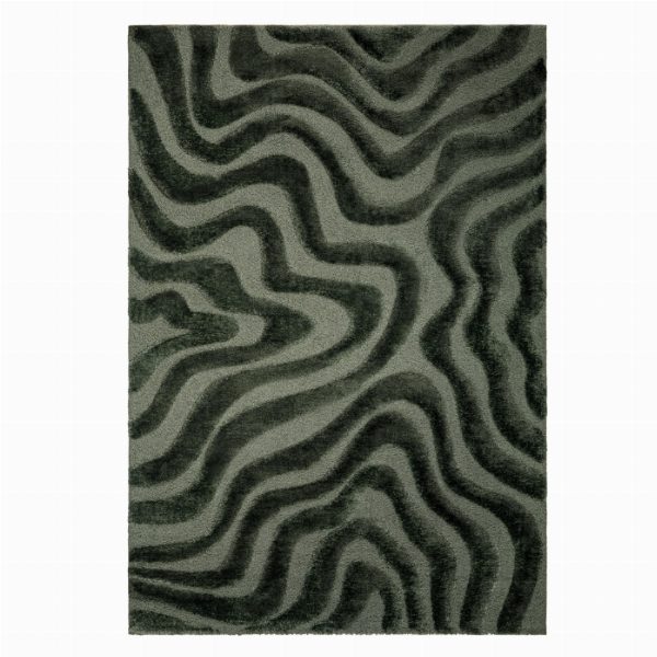 Tappeto VENERE VERDE BOSCO – Design organico per spazi di carattere