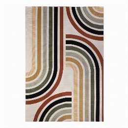 AMAZZONIA 1272X/Q04 Rug: Retro Elegance for Indoor and Outdoor Spaces