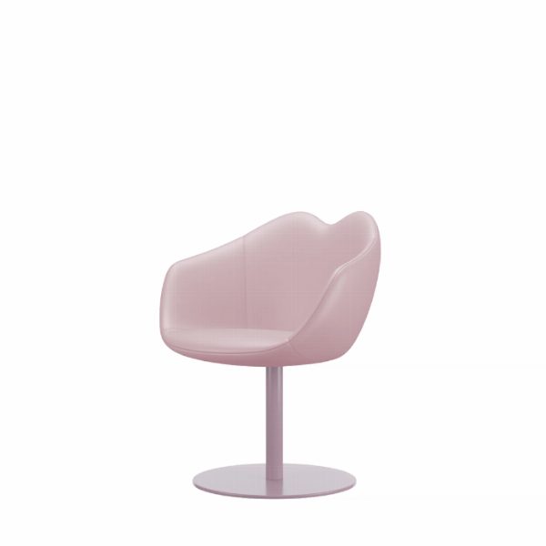 XOXO Chair Leather Round Base